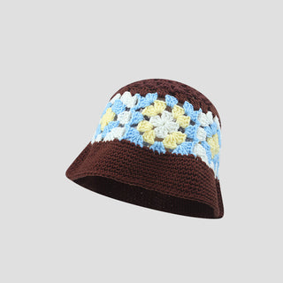 Flower Detail Knitted Hat
