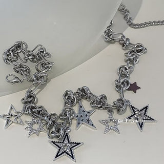 Y2K Star Necklace