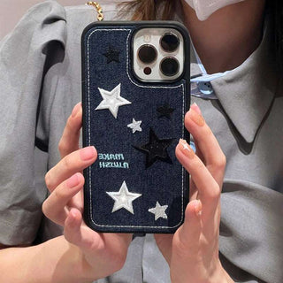 Embroidery Stars iPhone Case