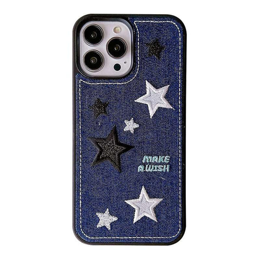Embroidery Stars iPhone Case