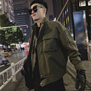 Men's Zip Up Cargo Jacket