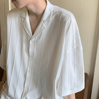 Men's Loose Half-Sleeved Shirt