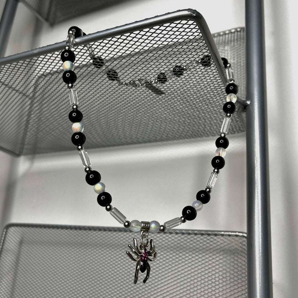Crystallic Spider Necklace