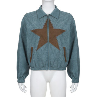 Y2k Star Corduroy Jacket